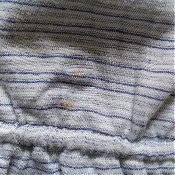 Lucky Brand Sleeveless Striped Tassel Tie Peplum top, size XS - Picture 6 of 9